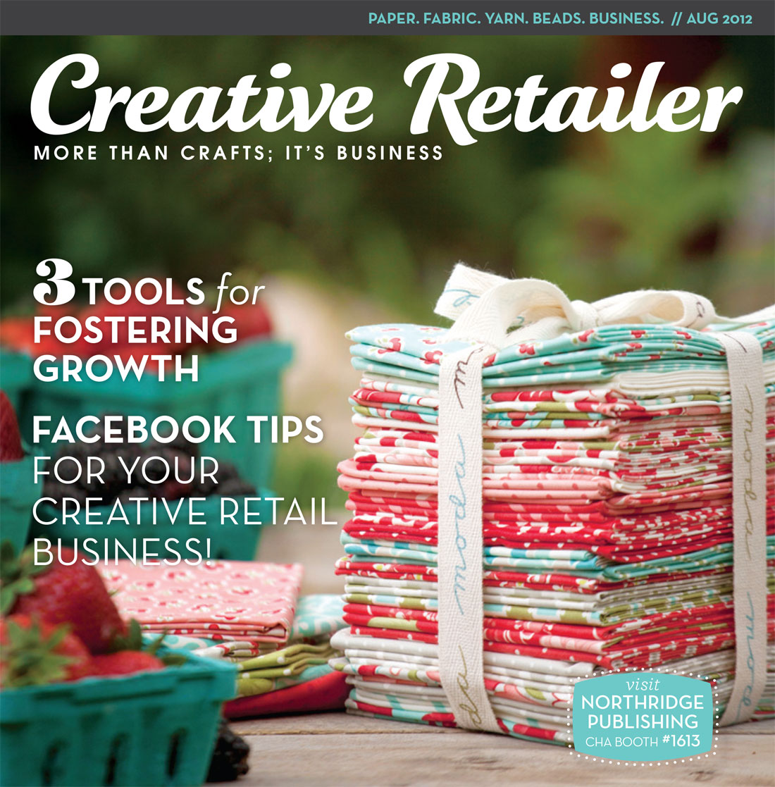 Cover of Creative Retailer magazine, August 2012